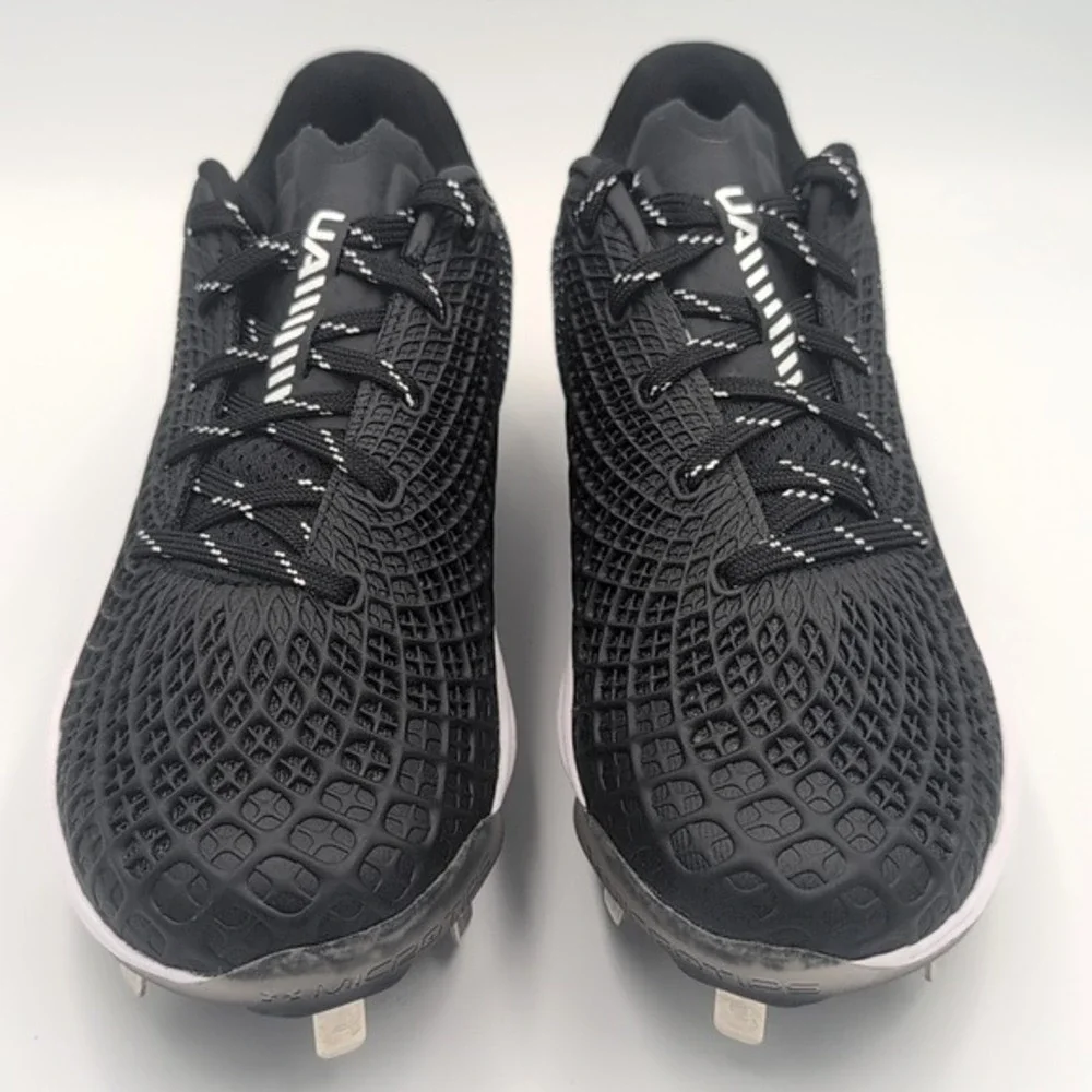 Under Armour Glyde 2.0‎ Shoes Women's 8 Metal Fastpitch Softball Cleats Black UA